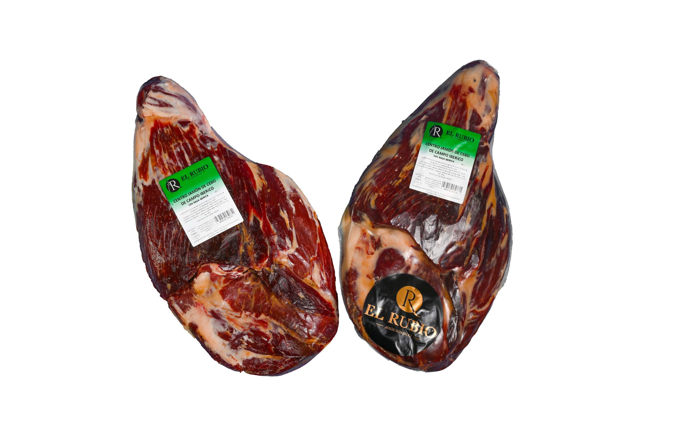Centro de Jamón de Cebo de Campo Ibérico, 50% raza ibérica - Jamones y Embutidos El Rubio