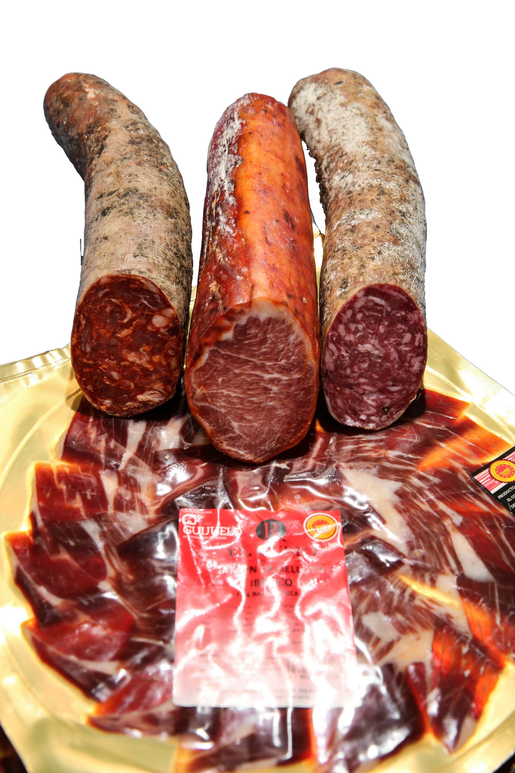 Surtido Ibérico de Jamón de Bellota - Jamones y Embutidos El Rubio